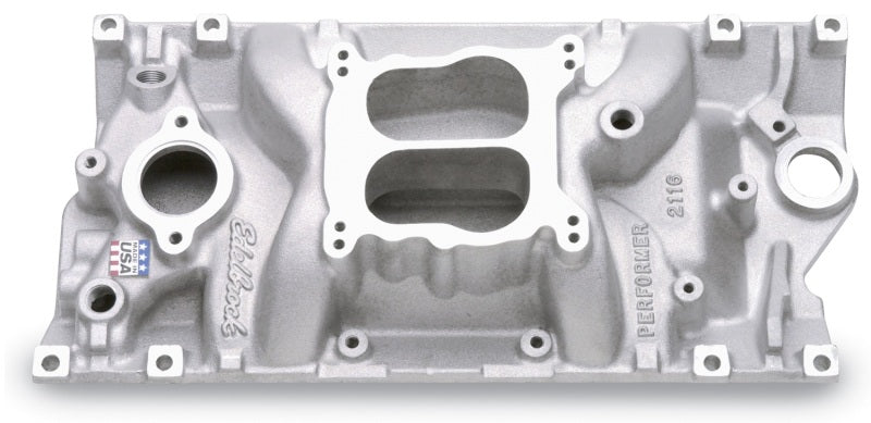 Edelbrock EDE2116 SBC Vortec Performer Manifold - 262-400