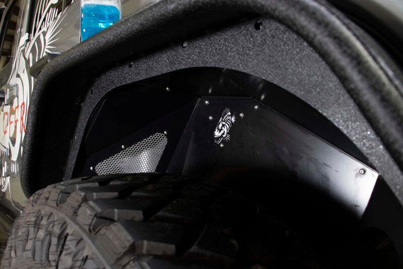 Fishbone Offroad FB33130R 2018+ Jeep Wrangler JL Rear Pair Aluminum - Black Powdercoat