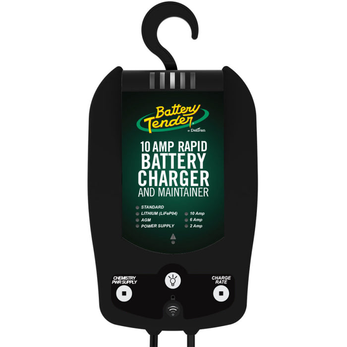 Battery Tender 022-0229-DL-WH 12V 2A/6A/10A Selectable Chemistry Battery Charger w/Wi-Fi