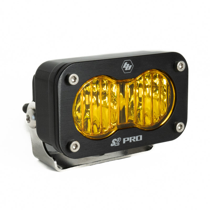 Baja Designs 480015 S2 Pro Wide Cornering Pattern LED Light - Amber