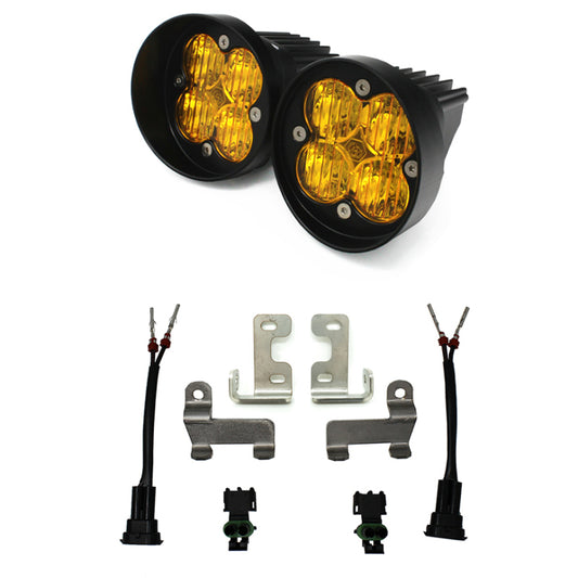 Baja Designs 447677 2012+ Rav4 Fog Pocket Kit Squadron Sport Amber Wide Cornering