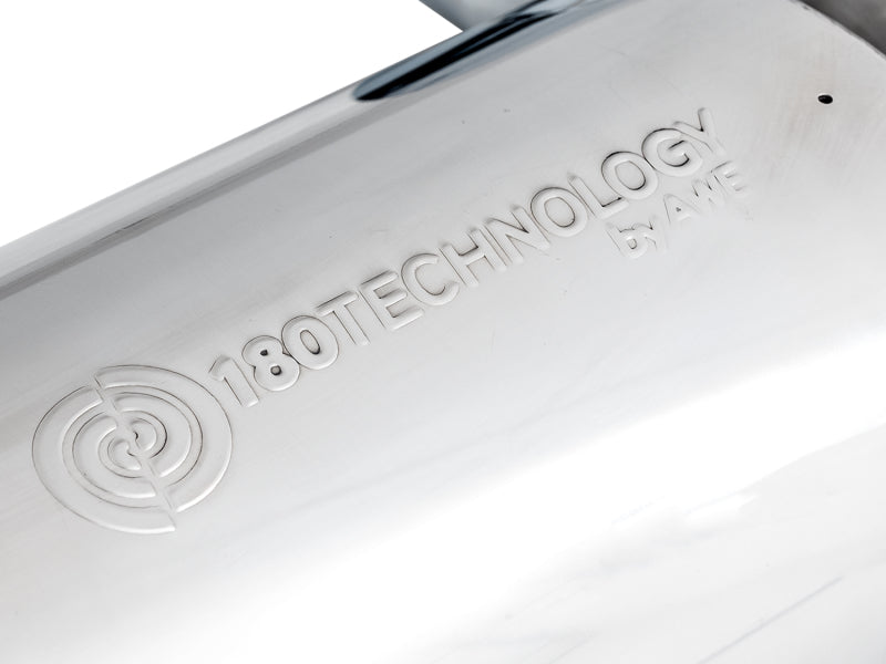 AWE Tuning 3015-42102 2018+ Ford Mustang GT (S550) Cat-back Exhaust - Touring Edition (Quad Chrome Silver Tips)