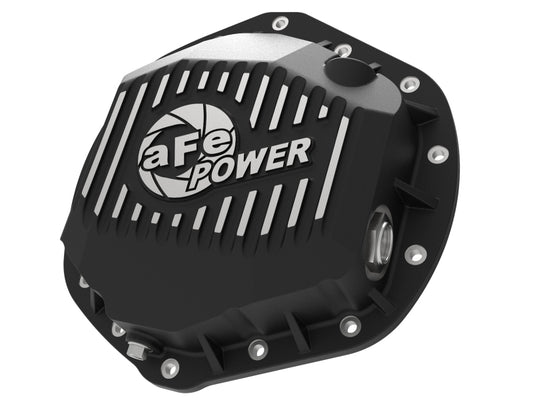 aFe 46-70392 Power Pro Series Rear Differential Cover Black w/ Machined Fins 14-18 Dodge Trucks 2500/3500