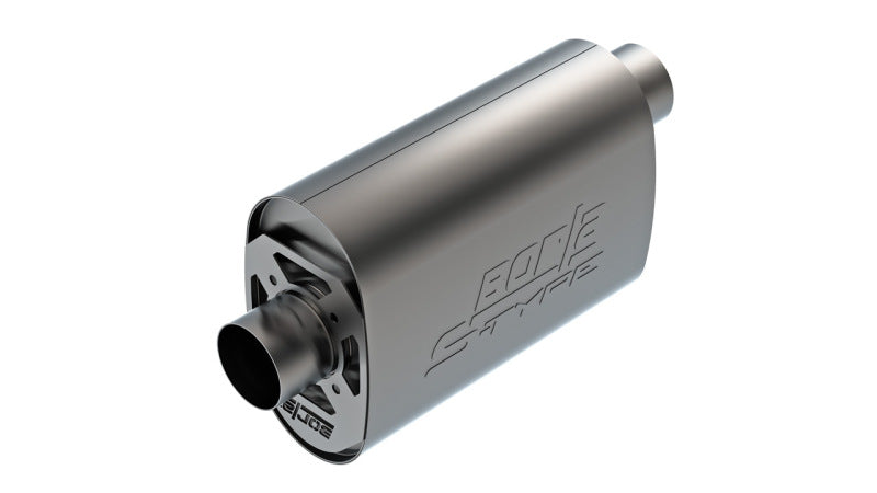 Borla 400957 CrateMuffler LS3 3in Offset/Center 14in x 4.35in x 9.10in Oval Muffler S-Type