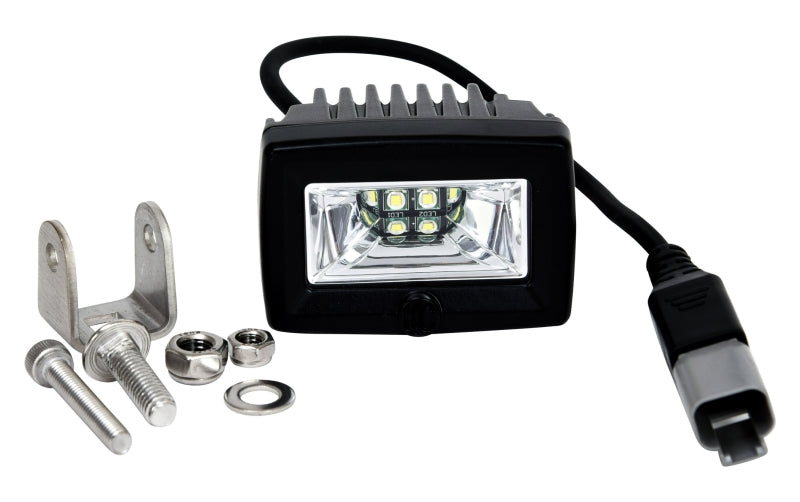 KC HiLiTES 328 C-Series 2in. C2 LED Light 20w Area Flood Beam (Pair Pack System) - Black