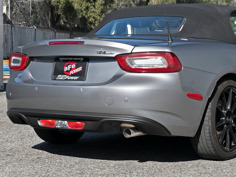 aFe 49-36901 AFE FIAT 124 Spider I4-1.4L (t) Mach Force-Xp 2-1/2 In 304 Stainless Steel Axle-Back Exhaust