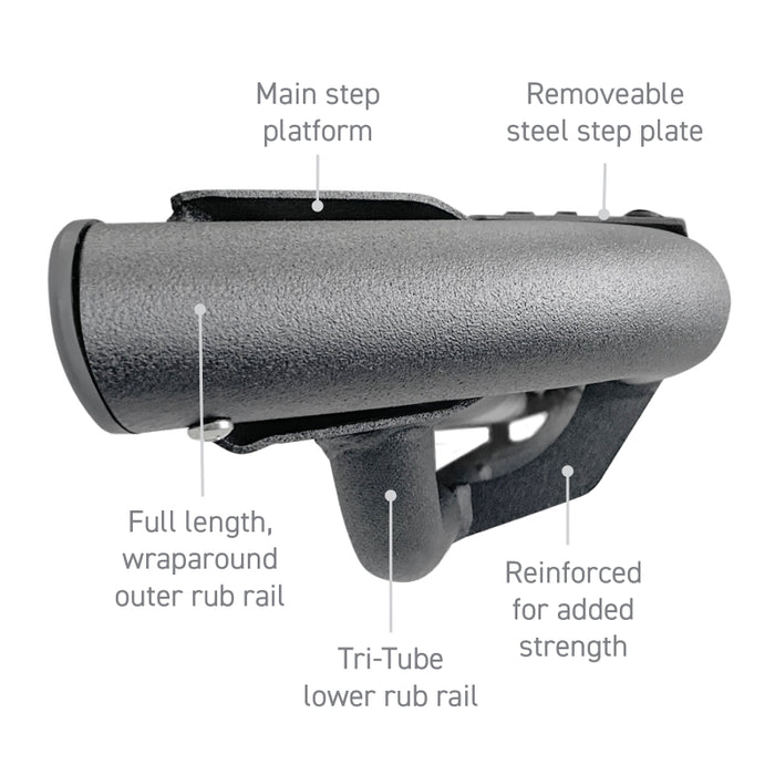 Go Rhino DT60068T Dominator Xtreme DT Side Steps - Tex Blk - 68in. (Boards ONLY/Brackets Req.)