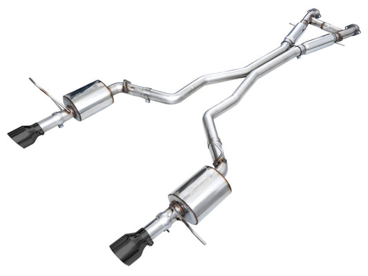 AWE Tuning 3015-33952 18-23 Dodge Durango SRT & Hellcat Touring Edition Exhaust - Diamond Black Tips