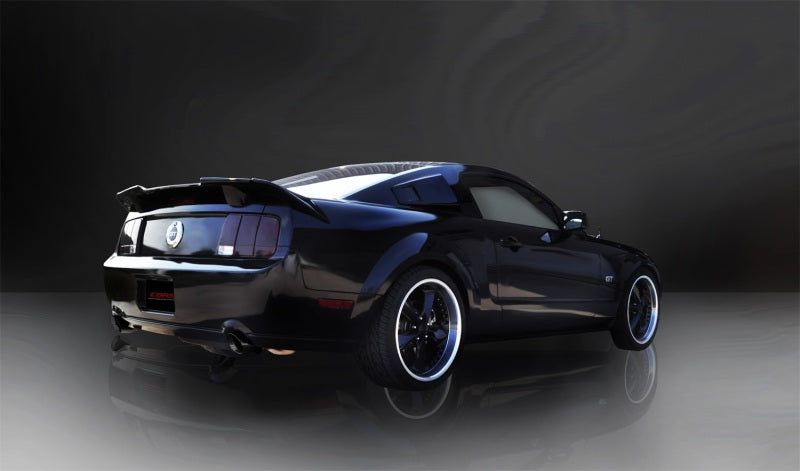 CORSA Performance 14314BLK Corsa 2005-2010 Ford Mustang Shelby GT500 5.4L V8 Black Xtreme Axle-Back Exhaust