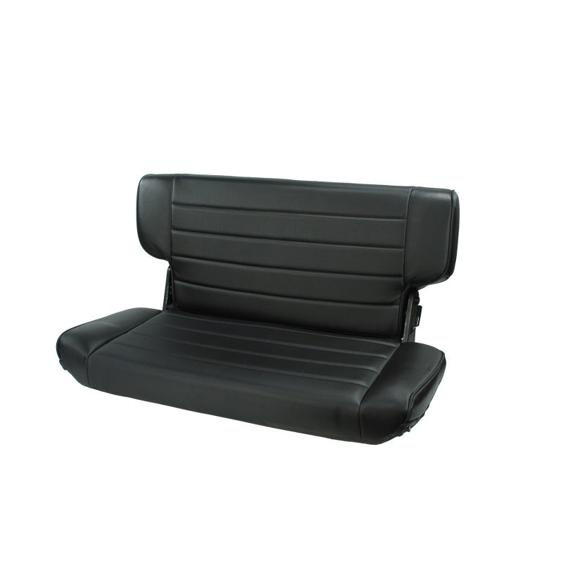 Rugged Ridge 13463.15 Fold&Tumble Rear Seat Black Denim 97-02 Jeep Wrangler TJ