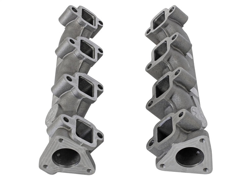 aFe 46-40024 Power BladeRunner Ported Ductile Iron Exhaust Manifold 01-16 GM Diesel Trucks V8-6.6L (td)