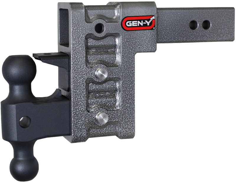GEN-Y Hitch GH-623 Gen-Y Mega Duty 2.5in Shank 6in Drop 3K TW 21K Hitch w/GH-061 Dual-Ball/GH-062 Pintle Lock