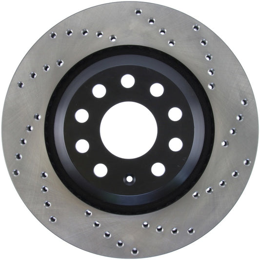 Stoptech 128.33113L StopTech 09-13 VW CC 3.6L VR6 / 08-09 & 12 Golf R/Golf R32 Drilled Left Rear Rotor