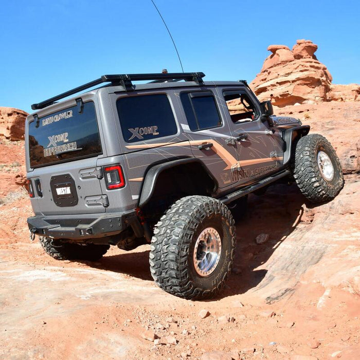 Westin 59-761205 18-25 Wrangler JL Spare Tire Delete Plate - Tex. Blk