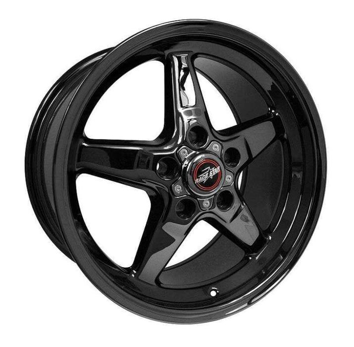 Race Star 92-770847B 92 Drag Star 17x7.00 5x5.50bc 4.25bs ET6 Direct Drill Black Wheel
