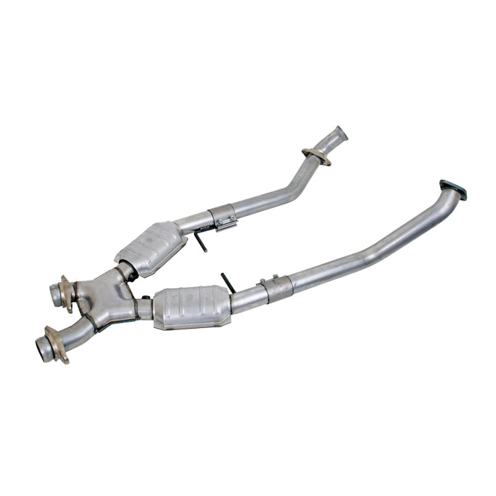 BBK 1666 96-98 Mustang 4.6 GT High Flow X Pipe With Catalytic Converters - 2-1/2