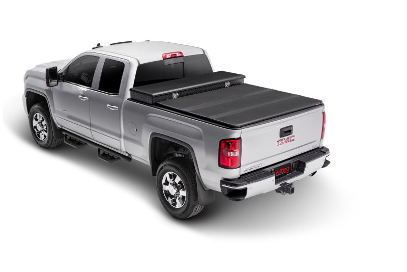 Extang 84486 17-23 Ford F-250/F-350 Super Duty Short Bed (6ft 10in) Solid Fold 2.0 Toolbox