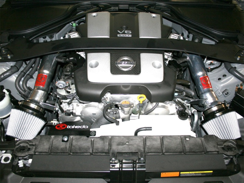 aFe TR-3009P Takeda Stage-2 Pro DRY S Cold Air Intake System Nissan 370Z 09-17 V6-3.7L
