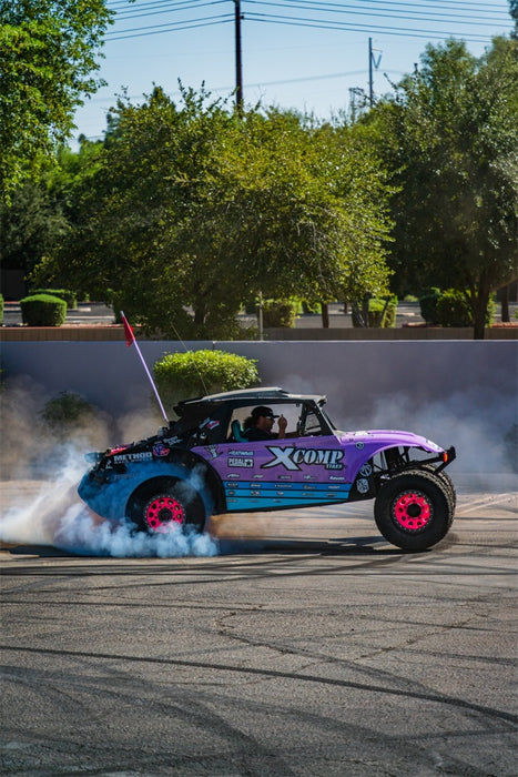Rigid Industries 36204-SHREDDY x SHREDDY 360-Series 6in Lights w/Wt Bcklght (2) + 6 Covers (2 Pink/2 Teal/2 Blk)