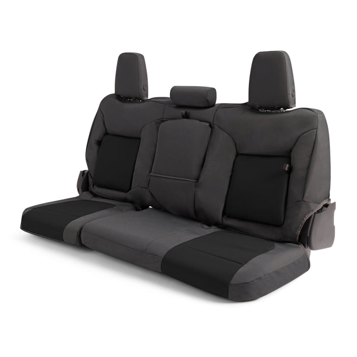 Covercraft GTC4139ENCB 19-24 Chevrolet Silverado Endura PrecisionFitSecond Row Seat Covers - Charcoal/Blk