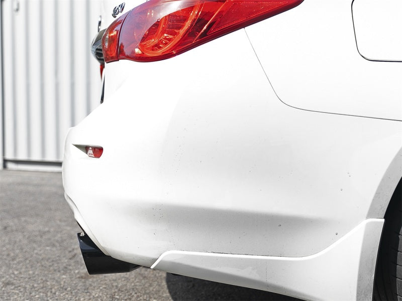 aFe 49-36130NM-B Takeda 2.5in 304 SS Axle-Back Exhaust w/ Black Tips 16-18 Infiniti Q50 V6-3.0L (tt)