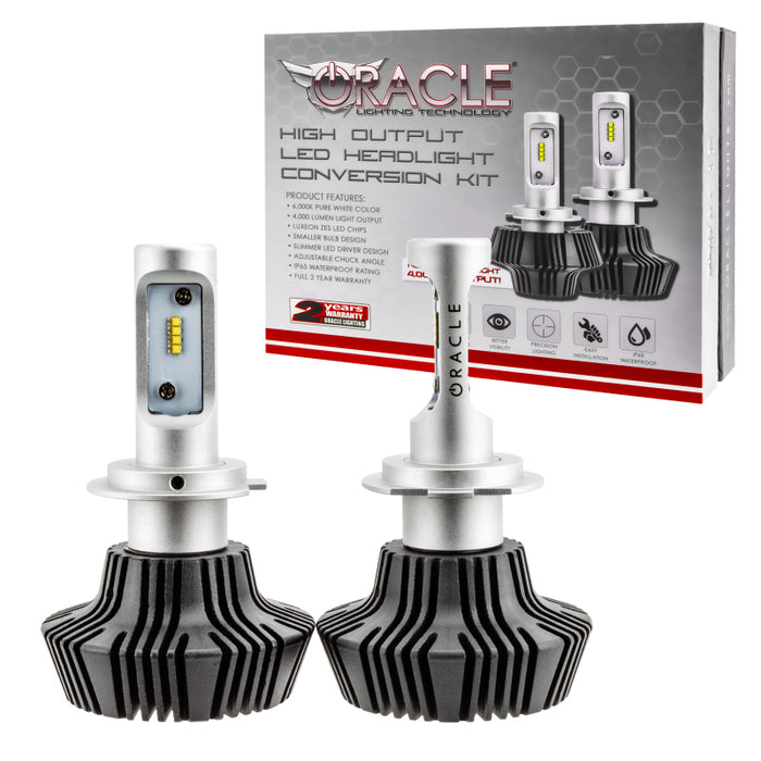ORACLE Lighting 5232-001 Oracle H7 4000 Lumen LED Headlight Bulbs (Pair) - 6000K