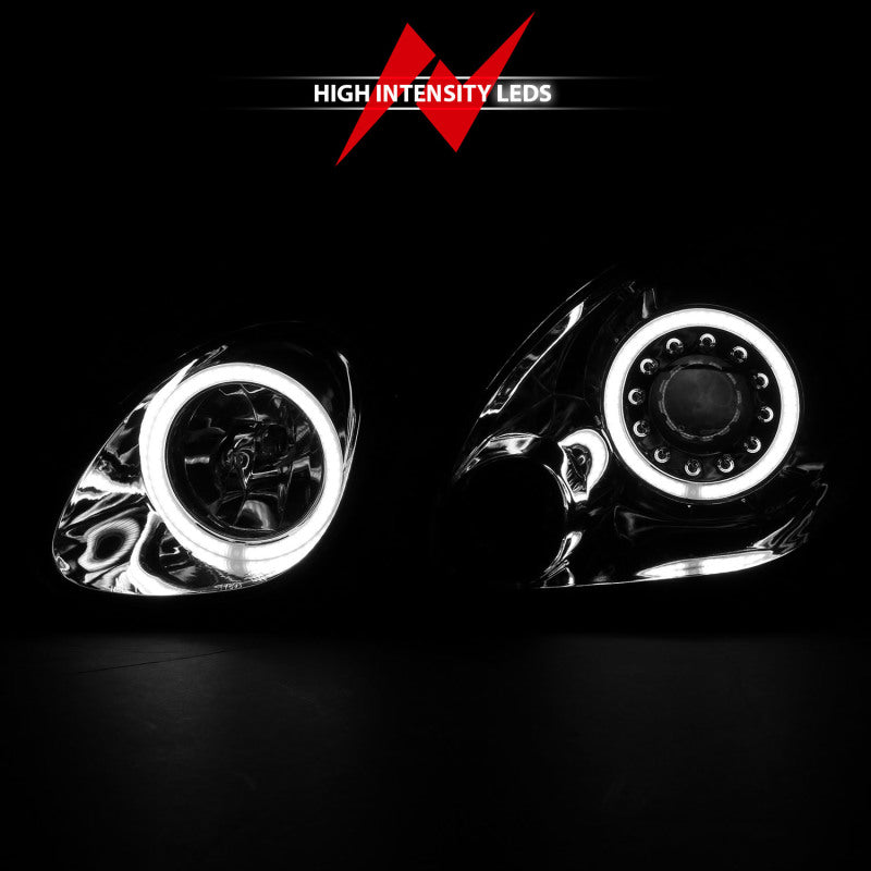 ANZO 121143 1998-2005 Lexus Gs300 Projector Headlights w/ Halo Chrome