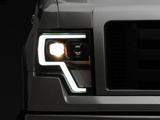 Raxiom T544003 09-14 Ford F-150 G4 Projector Headlights- Black Housing (Clear Lens)