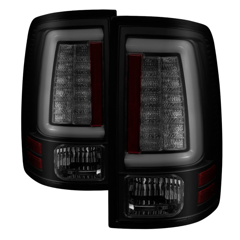 SPYDER 5084033 Spyder 09-16 Dodge RAM 1500 Light Bar LED Tail Lights - Black Smoke ALT-YD-DRAM09V2-LED-BSM