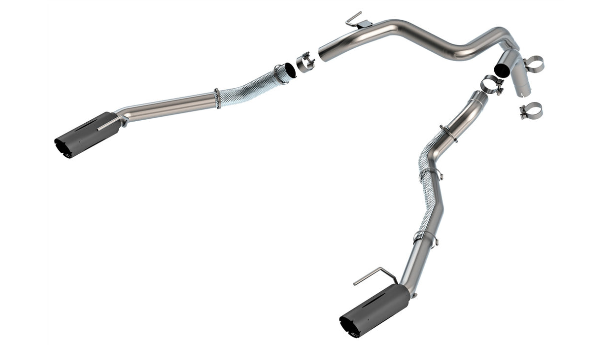 Borla 60743BRCB 24-25 Ford Ranger Raptor 2.75in Tail Pipe Kit 4in Tip - Ceramic Black