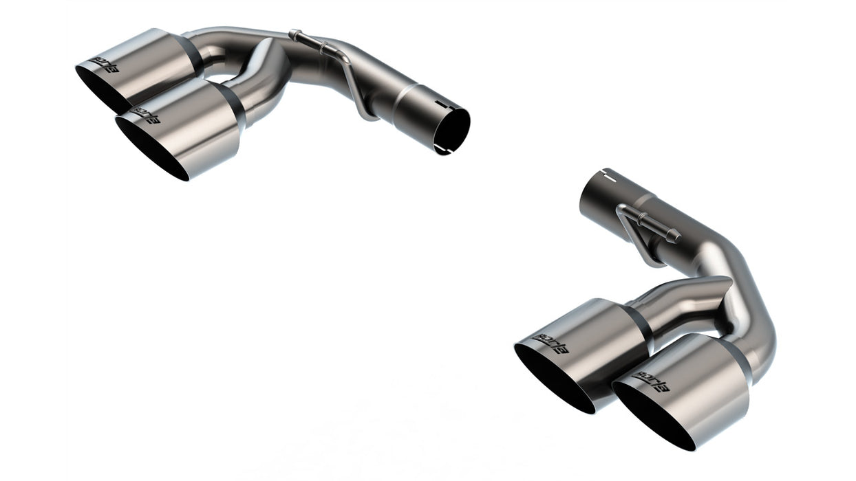 Borla 60749SB 21-25 Audi SQ5 3.0L-V6 AWD Tip Kit (for 141008) - Brushed Steel