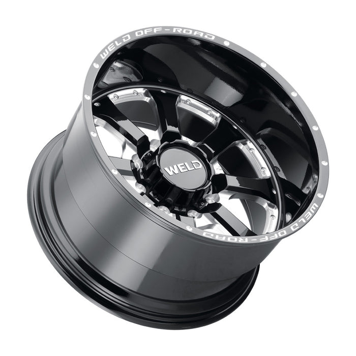Weld W12509084575 Off-Road W125 20X9 Granada Six 6X139.7 ET20 BS5.75 Gloss Black MIL 106.1