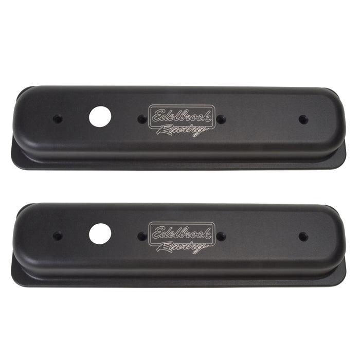 Edelbrock EDE41723 SBC Center Bolt V/S V/C's - Short- Black
