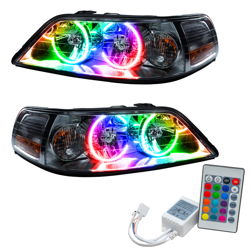 ORACLE Lighting 7155-504 Oracle 05-11 Lincoln Town Car SMD HL (Non-HID) - ColorSHIFT w/ Simple Controller SEE WARRANTY