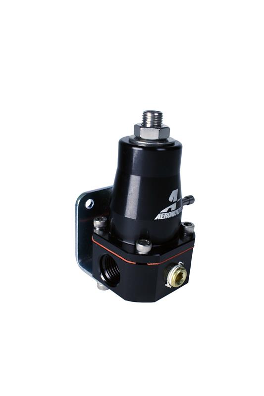 Aeromotive 13136 Adjustable Regulator Billet EFI Bypass - (2) -6 Inlets/(1) -6 Return - Black