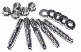 ARP 400-8012 S2000 Exhaust Manifold Bolts M8 x 1.25 x 38mm Broached 8 Piece Stud Kit