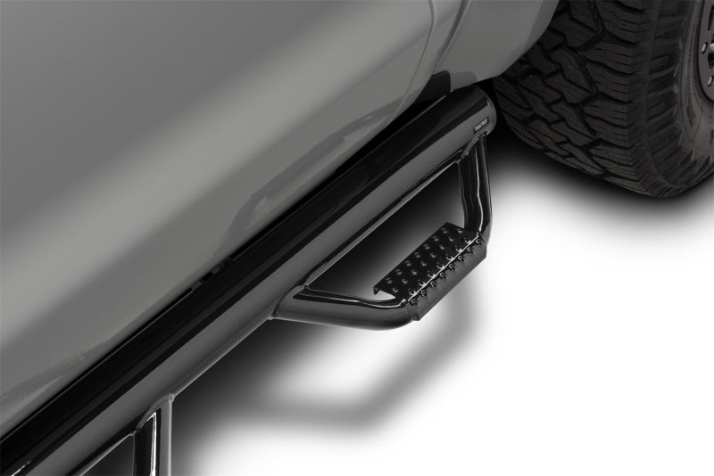 N-Fab F1585CC Nerf Step 15-17 Ford F-150 SuperCrew - Gloss Black - Cab Length - 3in