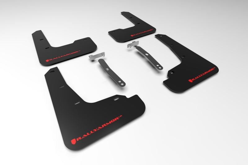 Rally Armor MF69-UR-BLK-RD 21-23 Hyundai Elantra Black UR Mud Flap w/Red Logo