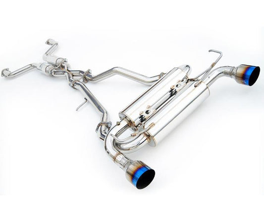 Invidia HS09N7ZGIS 09+ 370Z Gemini Rolled Stainless Steel Tip Cat-back Exhaust