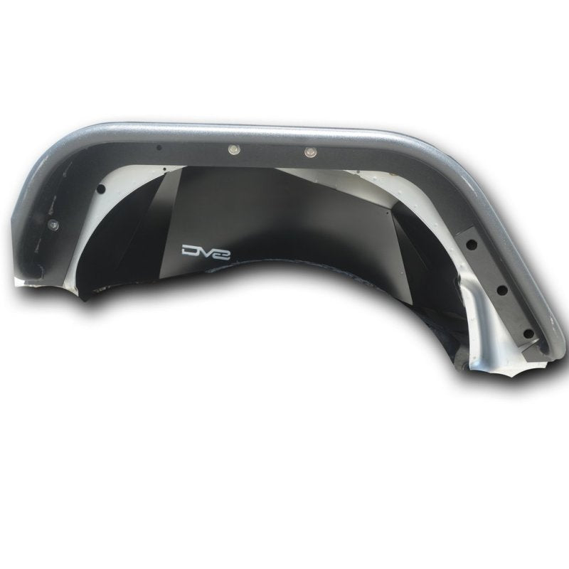 DV8 Offroad INFEND-01RB 07-18 Jeep Wrangler JK Rear Aluminum Inner Fender - Black