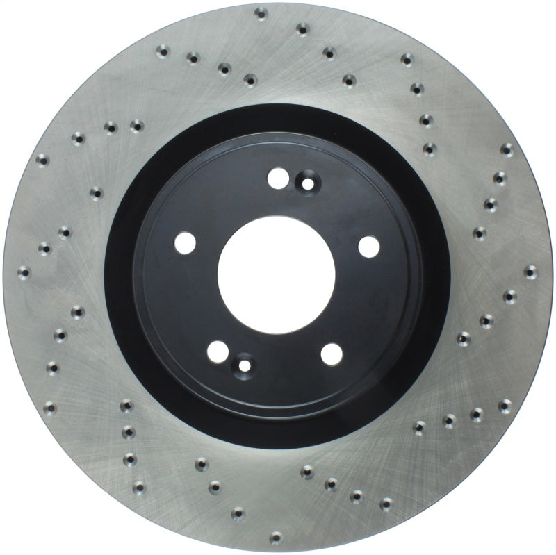 Stoptech 128.51036L StopTech Power Slot 10-13 Hyundai Genesis Coupe Track & R-Spec Front Left Drilled Rotor