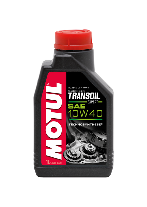 Motul 105895 1L Powersport TRANSOIL Expert SAE 10W40 Technosynthese Fluid for Gearboxes
