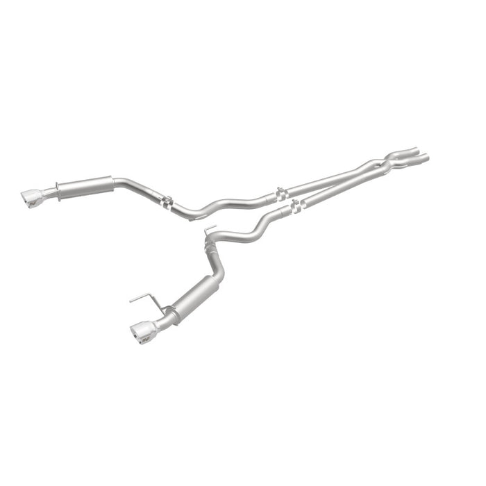 Magnaflow 19099 MagnaFlow Cat Back, SS, 2.5in, Competition, Dual Split Polished 4.5in Tips 2015 Ford Mustang V6 3.7L