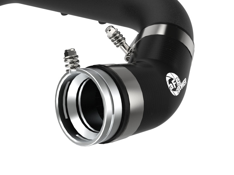 aFe 46-20488-B BladeRunner Black 2-3/4in Aluminum Charge Pipe 2021 Toyota Supra GR (A90) I4-2.0L (t) B48