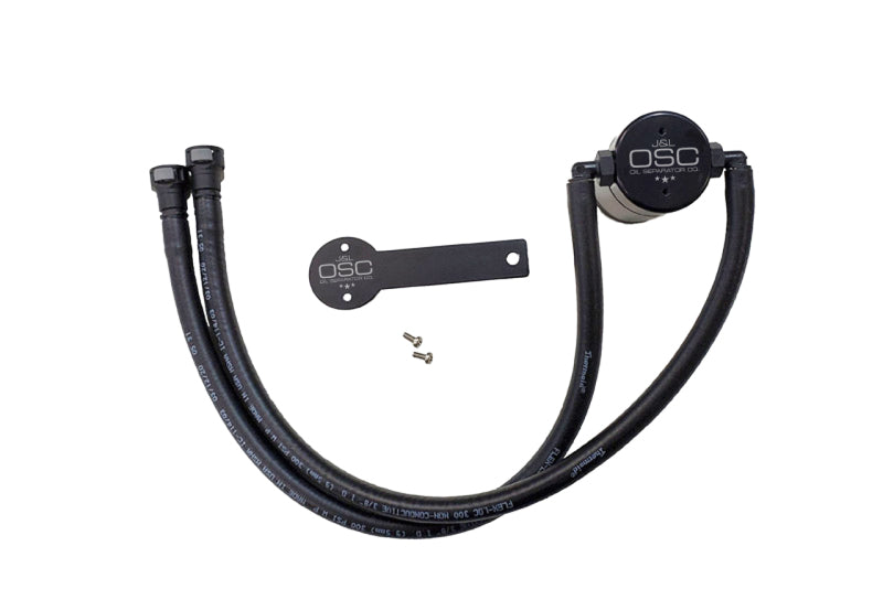 J&L 3081D-B 16-24 Chevrolet Camaro LT1 6.2L Driver Side Oil Separator 3.0 - Black Anodized