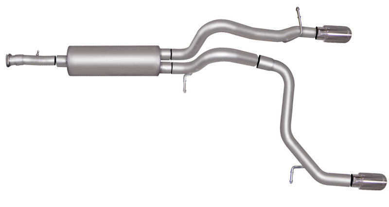Gibson 312700 07-10 Hummer H3 Base 3.7L 2.5in Cat-Back Dual Split Exhaust - Aluminized