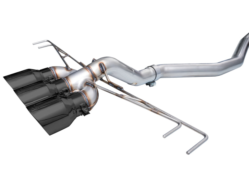 AWE Tuning 3020-53287 2023 Honda Civic Type R FL5 Track Edition Exhaust w/ Triple Diamond Black Tips