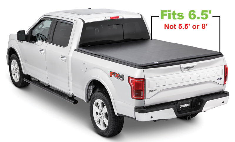Tonno Pro 42-315 15-19 Ford F-150 6.5ft Styleside Tonno Fold Tri-Fold Tonneau Cover