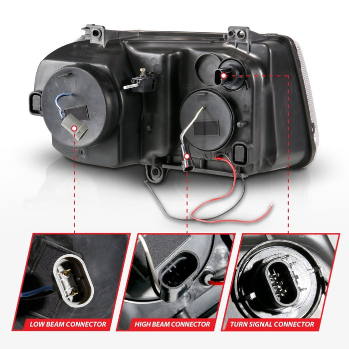 ANZO 121251 ANZ LED/Projector Headlights