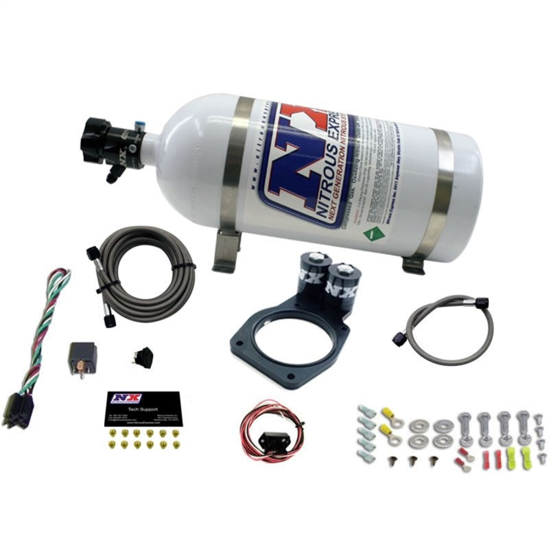 Nitrous Express 20931-10 10-15 Chevrolet Camaro Nitrous Plate Kit (50-150HP) w/10lb Bottle